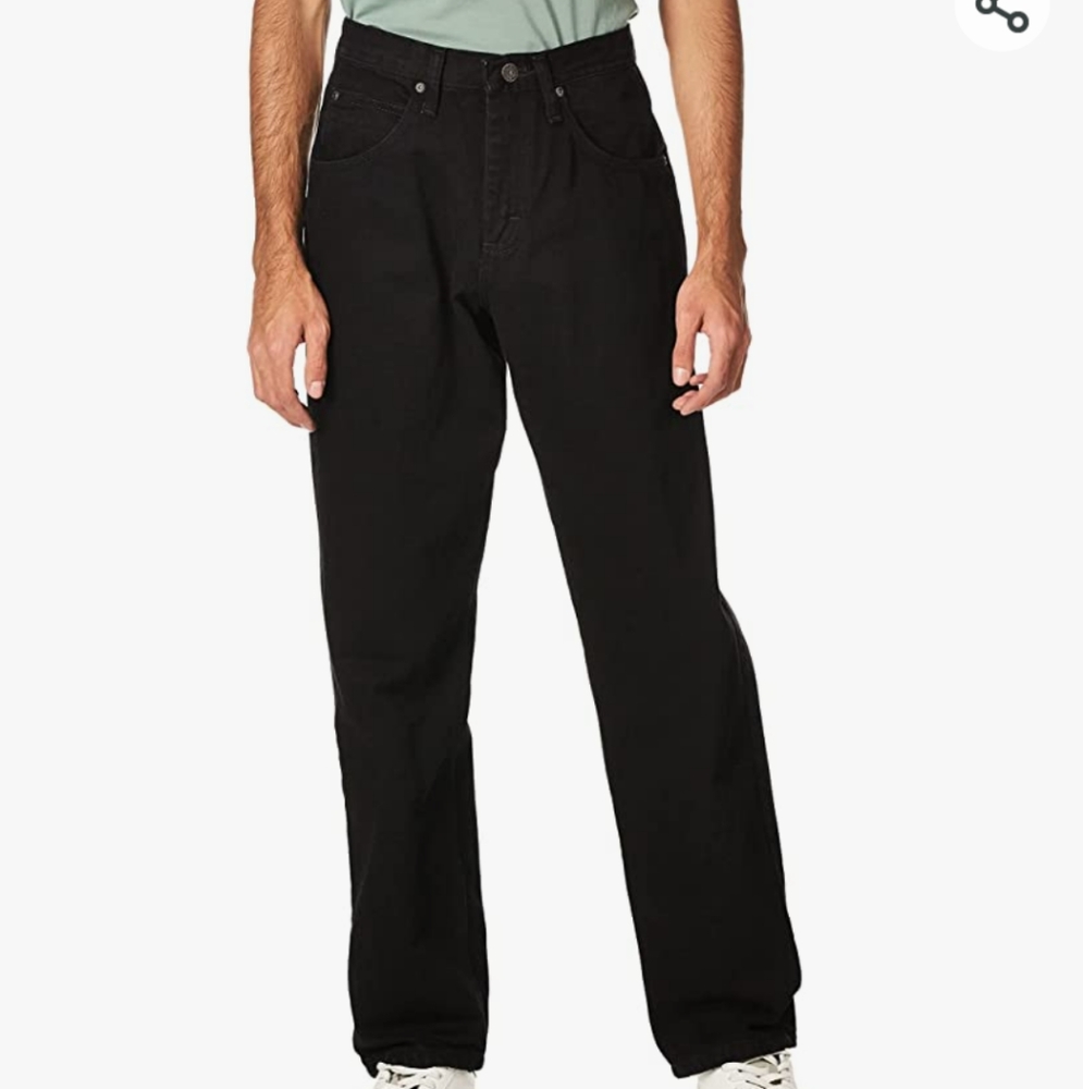 Brand New men's Wrangler authentics black jeans size 30 x 32